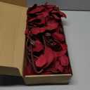 41in Orchids Artificial Flowers Faux Orchid 6PCS Velvet Silk Orchids That Look Real Long Stem Artificial Flowers for Tall Vase for Home Wedding Party Fall Dcor (Burgundy)