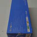 Memory Foam Pillow, Comfortable Neck Pillow, Ideal for Side, Back and Stomach Sleepers, Washable Pillowcase, 61 x 41 x 11.5 Cm (Silvery)