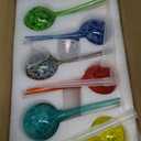 Self Watering Globes, 6 Pack Plant Watering Globes, Glass Automatic Auto Plant Water Bulbs for Indoor & Outdoor Plants,Multicolor Medium, for Daily UseVacation Hydration Devices,watering Can Outdoor