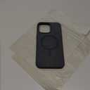 TineeOwl for iPhone 15 Pro Max Magnetic Case - Dune Series, Compatible with MagSafe, TPU, Minimalist, Slim/Thin, Grippy with Microfiber Lining, Rounded Action Button (Almost Black, iPhone 15 Pro Max)