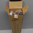 Ausemku Shower Curtain Rod - 32-68 Inch Rustproof Tension Rod, Non-Slip Spring Design, No Drilling Adjustable Curtain Rod for Bathroom, Kitchen, and ClosetBrown