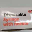 100pcs 0.5ml 31G 8mm Syringe with Needle, Individually Wrapped