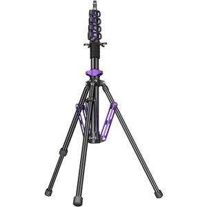 FreeSea Photography Aluminum Light Stand 83in/210cm, Travel Tripod with 20" Folded Size, Professional Studio Light Stand, Quick Flip Locks for Studio, Outdoor Video Light, Ring Light, Softbox