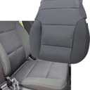 Driver Or Passenger Side Bottom Cloth Seat Cover Dark Ash Gray Compatible with Chevy Silverado 1500 2500 2500HD 3500 3500HD GMC Sierra 1500 2500HD 3500HD 2014 2015 2016 2017 2018 2019