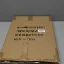 MAONAME Acrylic Serving Tray with Handles, 16"X12" Rectangular Clear Tray, Ottoman Decorative Trays, Coffee Table Trays for Countertop, Living Room, Office