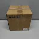 EmoH Small Bathroom Trash Can 2.1 Gallon /8-Liter Wastebasket, Modern Matte Black Stainless Steel Garbage Bin for Bedroom, Home Office, Toilet, RV, Under Sink, Near Desk