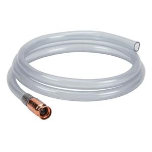 Performance Tool W54154 Food-Grade 3.5 GPM Liquid Transfer Shaker Siphon Tube Hose, Clear Blue, 6-foot Tube