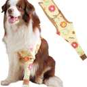 Dog Front Leg Recovery Sleeve  Single Sleeve to Prevent Licking, Scratching & Biting Cone Collar Alternative for Surgery, Wound Care, ACL CCL, Joint Protection(Sunny Donut 2XS) (XX-Small)