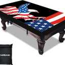 NEVERLAND Pool Table Cover 8ft - Waterproof & Dustproof, Indoor & Outdoor Protection, Oxford Cloth Tear-Resistant Scratch-Proof Billiard Table Covers for Home and Billiard Room