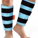 Comfytemp Extra Large Calf Shin Splint Ice Packs for Injury Reusable Gel, Knee Cold Pack, Hot Cold Compress Sleeve for Swelling, Tendonitis, Elbow, Leg, After Surgery Choice, 2 Pcs, L - XL