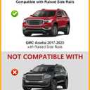 Tuyoung 300lbs Lockable Roof Rack Cross Bars Compatible with GMC Acadia 2017 2018 2019 2020 2021 2022 2023(with Raised Rails)Heavy Duty Anti-Theft Aluminum Roof Crossbars Rooftop Luggage Carrier