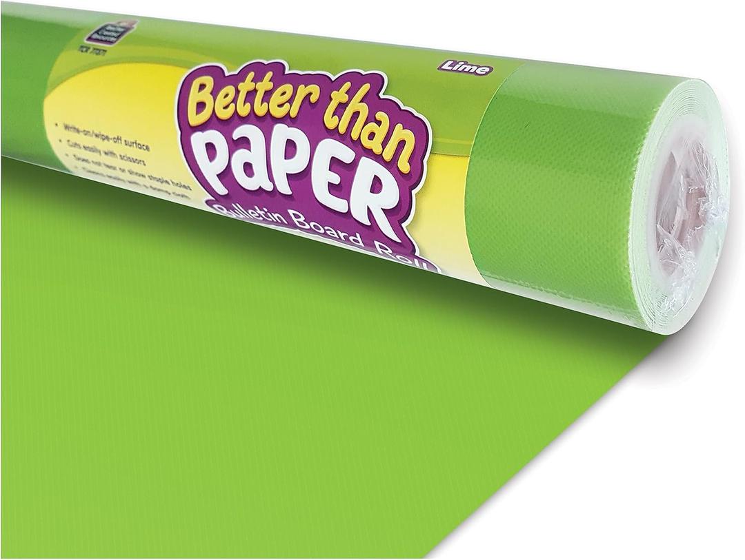 Teacher Created Resources Better Than Paper Bulletin Board Roll, Lime - 77371