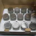 TANGLONG Mason Jar Cups, Mason Jars With Handle And Lids, Drinking Glasses Cups, Glass Mugs with Handles 16 oz 12 Pack