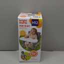 Bright Starts Pop 'N Sit Portable Booster, Indoor/Outdoor Use, Floor Seat with Feeding Tray, Grey, 6 Mos  3 Yrs