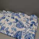 SPBL&L Vintage Blue and White Chinoiserie Floral Blanket, Grandmillennial Floral Bird Botanical Throw Blanket for Bed Couch Bedroom Living Room, Grandmillennial Home Decor, Chinoiserie Decor