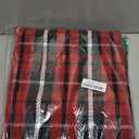 CAINANEL Buffalo Plaid Outdoor Rug Christmas Door Mat Christmas Decor Welcome Rug Cotton Hand-Woven Layered Door Mats for Front Porch, Kitchen, Farmhouse, Entryway (35.4''x59'', Red/Black/White)