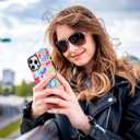 Gukalong Magnetic Case for iPhone 16 Pro Max 6.9 Inch Ocean Collage Coral Reefs Jellyfish Summer Aesthetic Phone Cover Dual Layers Heavy Duty Shockproof Protective Anti-Scratch Case for Women Men