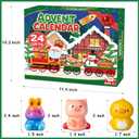 2025 Christmas Advent Calendar, Slow Rising Squishy Toys 24 Days Countdown Calendar Soft Cute Stress Relief Toys for Kids Girls Boys Teens Rewards Christmas Party Favor Gifts