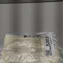 Hiasan Round Tablecloth 60 Inch - Waterproof Stain Resistant Spillproof Polyester Fabric Table Cloth for Dining Room Kitchen Party, Ivory