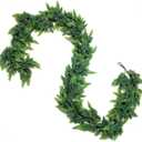 9ft Christmas Cedar Garland Artificial Realistic, Real Touch Greenery Garlands for Decoration, 2025 New Pine Garland for Mantle Table Fireplace Stairs Outdoor Indoor Christmas Decorations