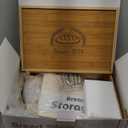 3-in-1 Bread Slicer set for Homemade Bread with Storage Box and Bread Serving Tray for Homemade Bread - Upgrade Bamboo Wooden Bread Slicer Kit - Adjustable Width, Crumb Tray, Cloth Bags