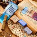 Epakh 30 Pieces Bookmarks Christian with Cross Pendants Bible Verse Scripture Religious Book Mark with Inspirational Quotes Christmas Church Gifts Sunday School Supplies for Teens Adult(Warm Pattern)