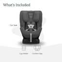 UPPAbaby Rove Convertible Car Seat - 2-in-1 Rear + Forward Facing - Quick + Secure 3-Step Install - Intuitive Safety Technology + Comfort Features - Cup Holder Included - Greyson (Grey Mélange) (Manufacturing Date: 12/01/2025)