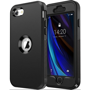 jaroco for iPhone SE Case 2022/2020,iPhone 8/7 [Shockproof] [Dropproof] [Dust-Proof] [Military Grade Drop Tested] with Non-Slip Removable Heavy Duty Full Body Phone Case 4.7 Inch-Black