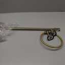 4 Piece Antique Brass Bathroom Accessories Set - 16"-27.7" Solid Brass Towel Rack, Double Vintage Towel Bar - Wall Mounted Antique Gold Bathroom Hardware Size: Double Towel Bar Set