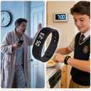 Vibrating Alarm Clock Watch for Heavy Sleepers, Silent Wake Up Bracelet & Smart Wristband, Wearable Vibration Wrist Alarm, Non-Audible Sleep Wristband for Men & Women