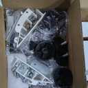 COMHOMA Electric Standing Desk with Drawers, 48 x 24'' Sit Stand up Desk with Monitor Stand, Laptop Stand, Height Adjustable Ergonomic Home Office Computer Desk with Memory Preset Controller (White)