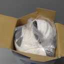 Memory Foam Pillows, Cervical Pillow for Neck and Shoulder Pain Relief, Ergonomic Contour Bed Pillow, Soft for Side Sleep Stomach Sleeping and Back Sleeper (Queen Size-24.8''Lx14.96''Wx5.78''H, Grey)