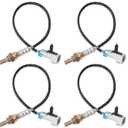 Set of 4 Oxygen Sensor Upstream Downstream O2 Sensor Compatible with 2003-2005 Chevy Silverado Suburban Avalanche 1500 Tahoe, GMC Yukon Yukon XL Sierra 1500, Cadillac Escalade 5.3L V8 Replace 234-4668