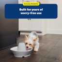 PetSafe Ceramic Pet Fountain  for Cats and Small Dogs  60 Oz Water Capacity  Whisper-Quiet Water Flow  Great for Shy or Timid Pets  Fresh, Filtered Water (1 Count (Pack of 1))