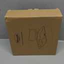 Couch Cup Holder Tray, Soft Food Grade Silicone Acacia Wooden Couch Caddy for Bed Car Seat Beach Organizer, Waterproof Anti-Spill Couch Drink Holder for Snacks Beverage Remote (Black) (10*10*3 IN)