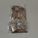 SARLA 2PCS Messy Hair Bun Hair Pieces Wavy Curly Synthetic Updo Fake Scrunchies Ponytail Extension for Women Golden Blonde