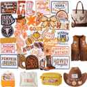 Meneng Fall Iron On Patches for Clothing: 32 Pack Autumn Pumpkin Leaves Embroidered Patches for Jackets Hats Backpacks - Western Thanksgiving DIY Decor