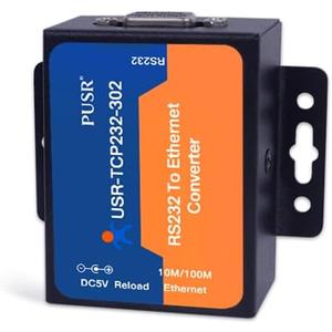 USR-TCP232-302 Serial RS232 to Ethernet TCP IP Server Module Ethernet Converter Support DHCP/DNS