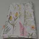 EXQ Home Satin Pillowcase for Hair and Skin- Multicolor Printed Flower Silk Pillowcase 2 Pack 20x40 inches - King Size Pillow Cases with Envelope Closure, Gifts for Women