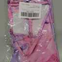 Girls Swimsuit Sleeveless Bathing Suits Back Cutout Summer Swimwear with Removable Chest pad 6-14 Years (Purple)