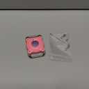 Airtag Dog Collar Holder | Airtag Dog Collar Waterproof - Airtag Holder for Dog Collar - Dog Airtag Holder with Removable Metal Loop, Light Weight fit Width3cm/ Thick4.5mm Air Tag Dog Collar, Pink, 1