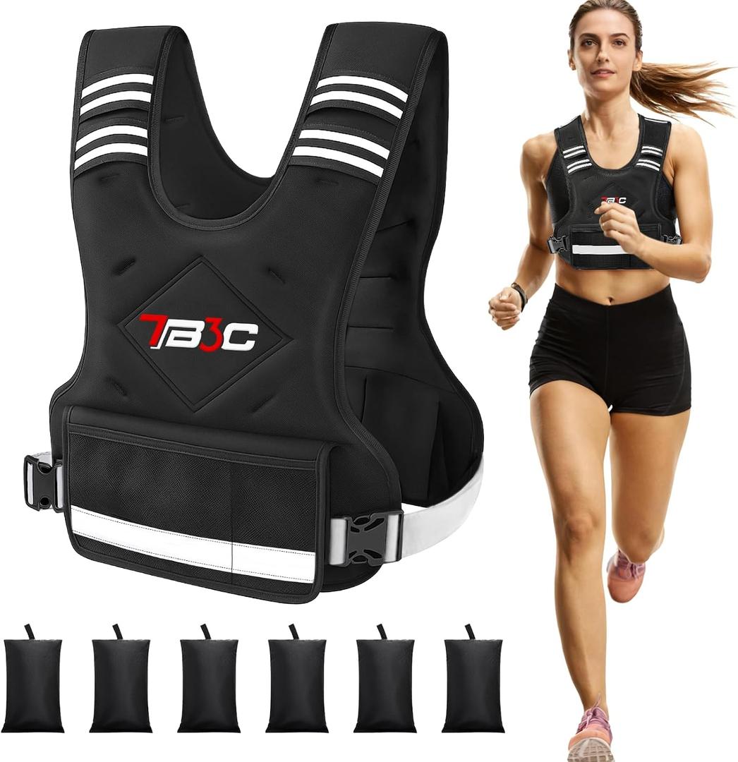 TB3C Adjustable Weighted Vest Woman, 20-30 LB Weight Vest for Women, Plus Size Womens Weighted Vest