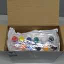 Pasimy 6 Set Ceramics to Paint DIY Ceramic Succulent Planter Pots Paint Your Own Flower Pots Craft Kit Unpainted Bisque Flowerpot with Brush Palette Christmas Gifts for Family Activity (Flamingo)