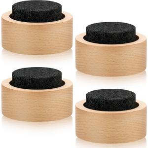 Chunful 4 Pcs Lava Rock Essential Oil Diffuser Lava Stone Passive Diffuser for Sauna Decorating at Home, Office, Bedroom, Bathroom or Car, and Gift-Giving