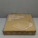 Baby Play Mat for Floor,1.3" Thick Elasti-Foam 50"74" Playpen Mat for Tummy Time,Water Repellent Soft Coral Velvet for Toddler,Infant,Kids,Non-Slip Backing Safe for Crawling(Beige)