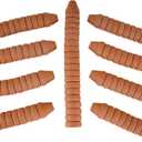 Fcacti Mini Terracotta Pots with Drainage Holes-1.2 inches Succulent Cactus Nursery Planter,Tiny Clay Nursery Pots for Tiny Cactus Herb lithop,Home Garden Table DIY Hand Craft Gift Decoration-100 Pack