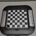Lexibook Chessman FX, Electronic Chess Game with Tactile Keyboard and Light and Sound Effects, 32 Pieces, 64 Levels of Difficulty, Family Board Game, Black/Grey, CG1335