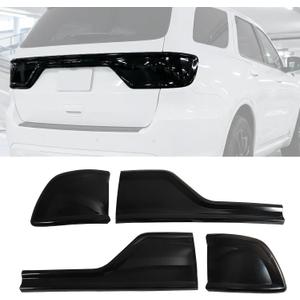 Smoked Black Tail Light Cover for Dodge Durango 2014-2024