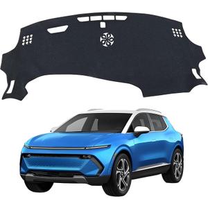 Dash Cover Compatible with 2024 2025 2026 Chevy Equinox EVNot Fuel Without HUD Dashboard Cover Mat Non-Slip Pad Carpet Sunshield Protector,Dash Cover Accessories Custom Fit for Chevrolet
