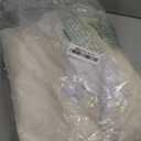 Double Color Arch Backdrop Cover Set of 3 - 6ft/6.6ft/7.2ft Wedding Spandex Fitted Covers for Round Top Arch - Baby Party Birthday Banquet Shower (White+Cream)